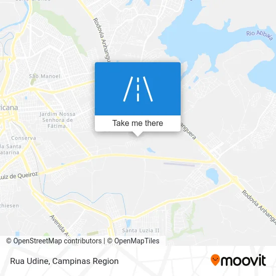 Rua Udine map