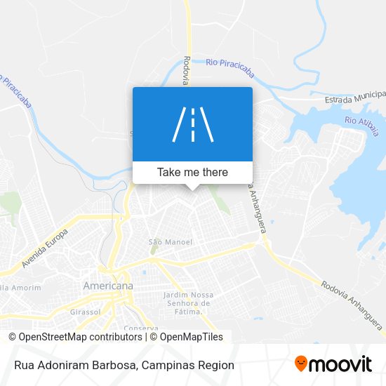 Rua Adoniram Barbosa map