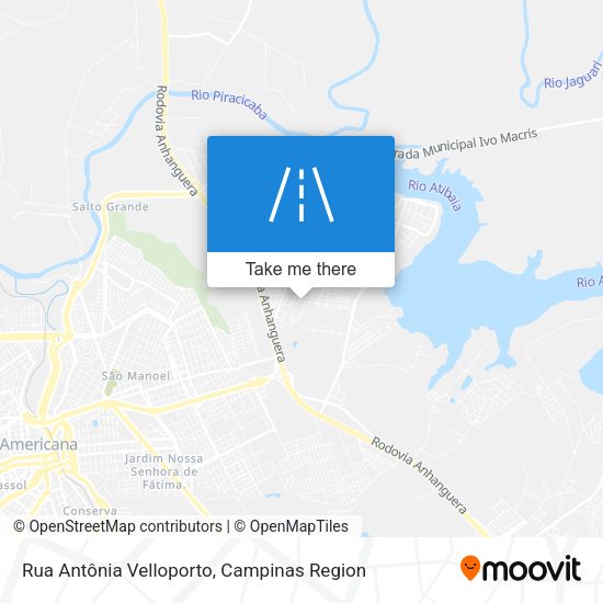 Rua Antônia Velloporto map