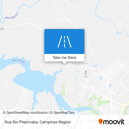 Rua Rio Piracicaba map