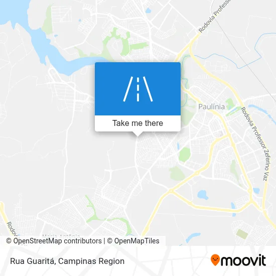 Rua Guaritá map