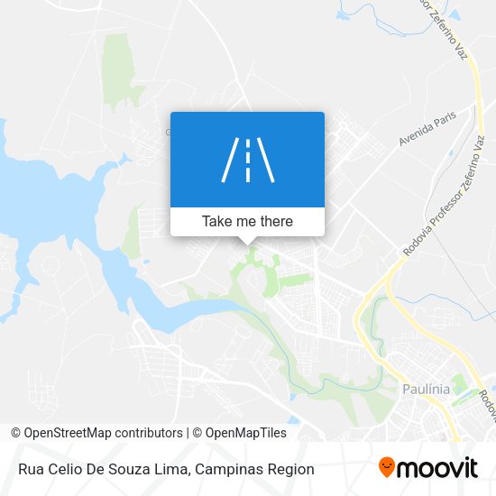 Rua Celio De Souza Lima map