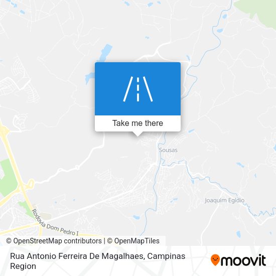Rua Antonio Ferreira De Magalhaes map