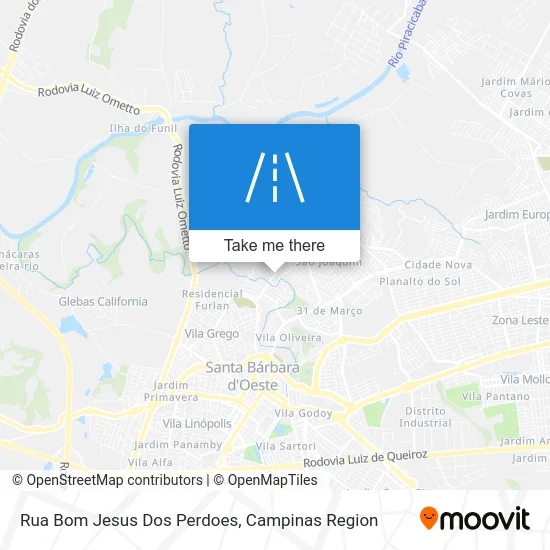 Rua Bom Jesus Dos Perdoes map
