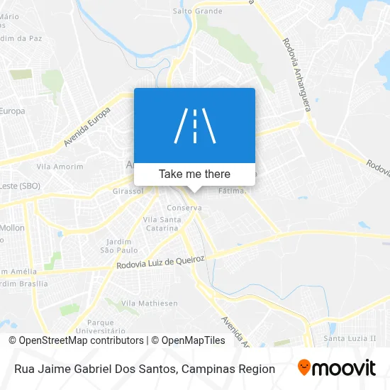 Rua Jaime Gabriel Dos Santos map
