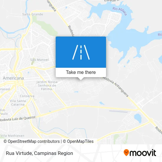 Rua Virtude map