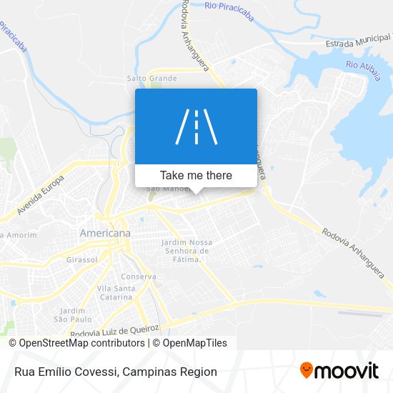 Rua Emílio Covessi map