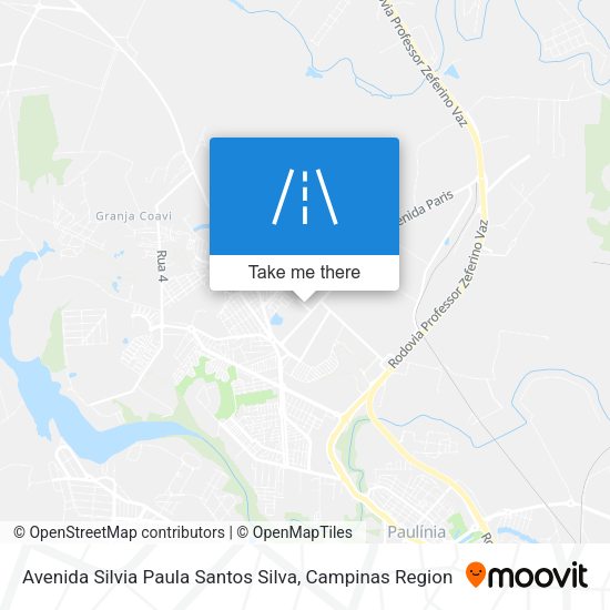 Avenida Silvia Paula Santos Silva map