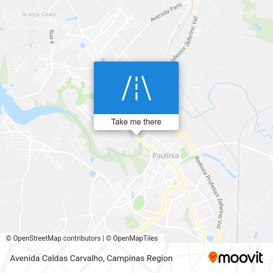 Avenida Caldas Carvalho map