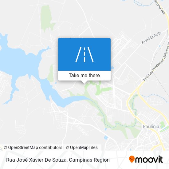 Rua José Xavier De Souza map