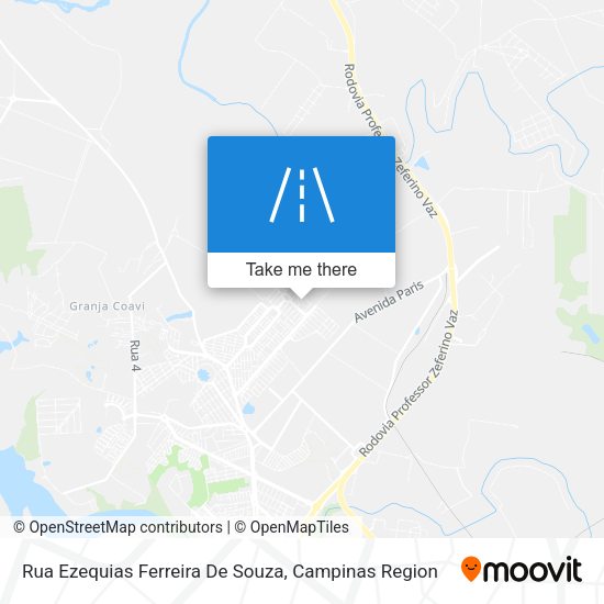 Rua Ezequias Ferreira De Souza map