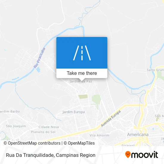 Rua Da Tranquilidade map