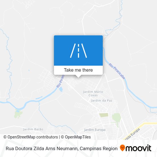Rua Doutora Zilda Arns Neumann map
