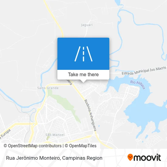 Rua Jerônimo Monteiro map