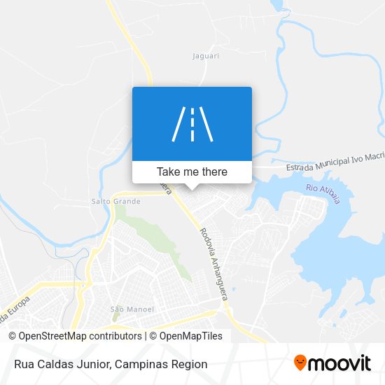 Rua Caldas Junior map