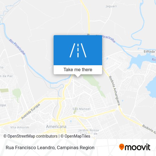 Rua Francisco Leandro map
