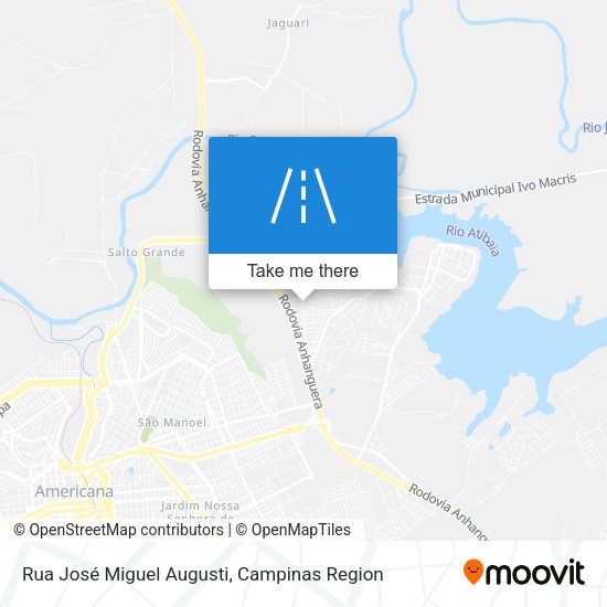 Rua José Miguel Augusti map