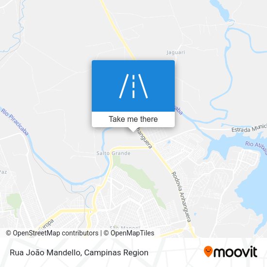 Rua João Mandello map
