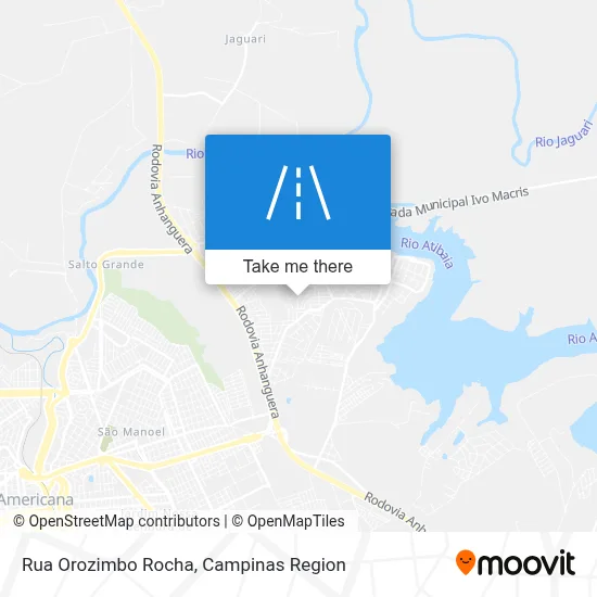 Rua Orozimbo Rocha map