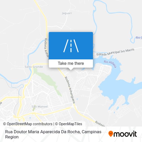 Rua Doutor Maria Aparecida Da Rocha map