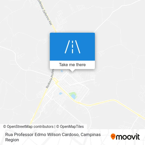 Rua Professor Edmo Wilson Cardoso map