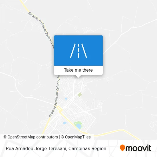 Rua Amadeu Jorge Teresani map