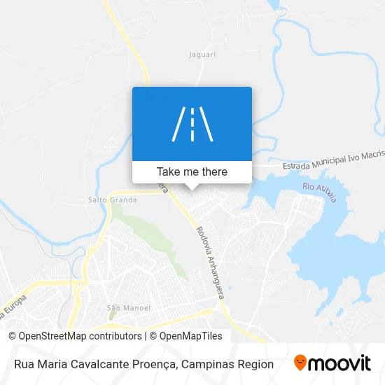 Rua Maria Cavalcante Proença map