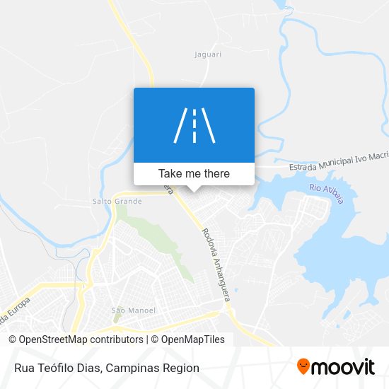 Rua Teófilo Dias map