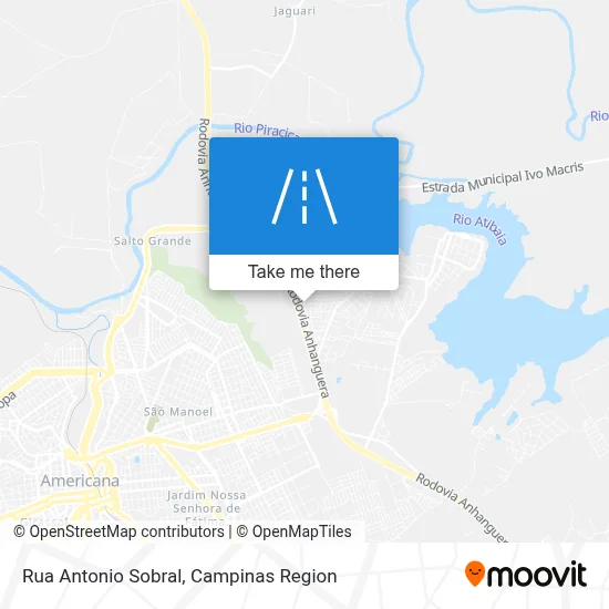 Rua Antonio Sobral map
