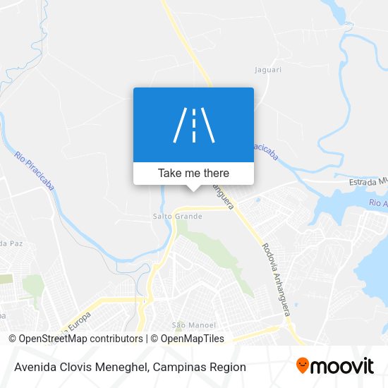 Avenida Clovis Meneghel map