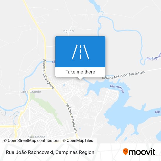 Rua João Rachcovski map