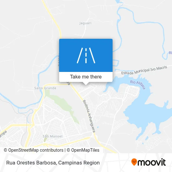 Rua Orestes Barbosa map
