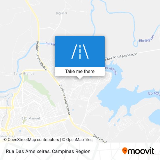 Rua Das Ameixeiras map