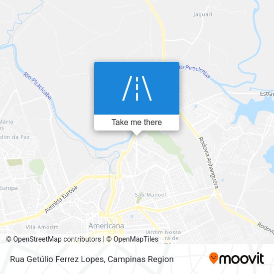 Rua Getúlio Ferrez Lopes map