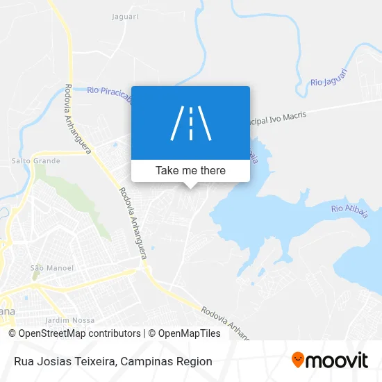 Rua Josias Teixeira map