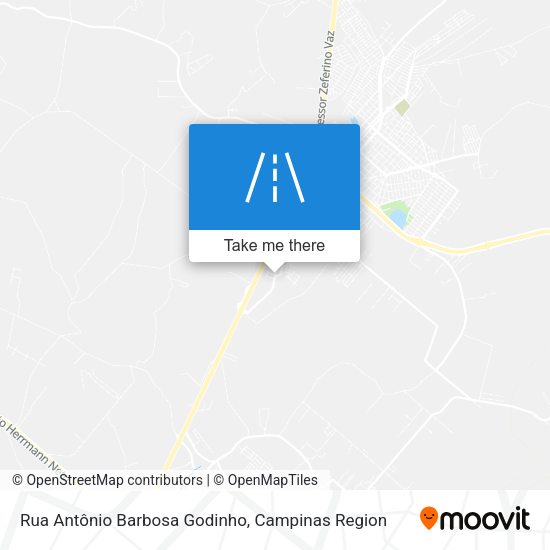 Rua Antônio Barbosa Godinho map