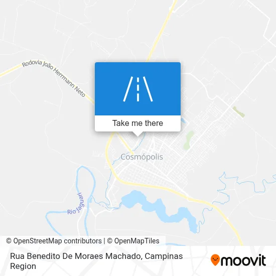 Rua Benedito De Moraes Machado map