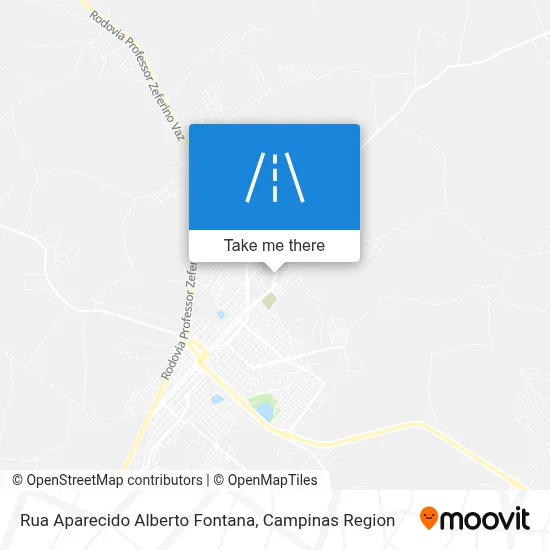 Rua Aparecido Alberto Fontana map