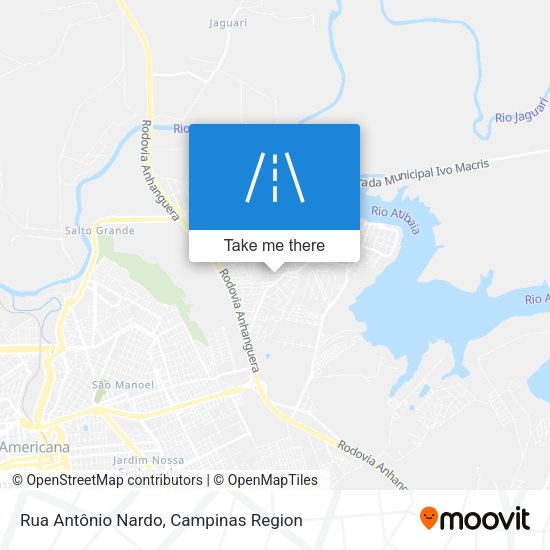 Rua Antônio Nardo map
