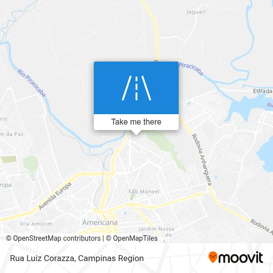 Rua Luiz Corazza map