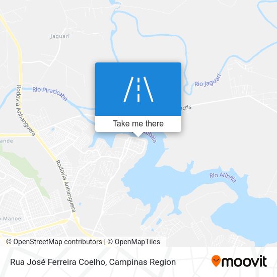 Rua José Ferreira Coelho map