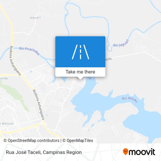 Rua José Taceli map