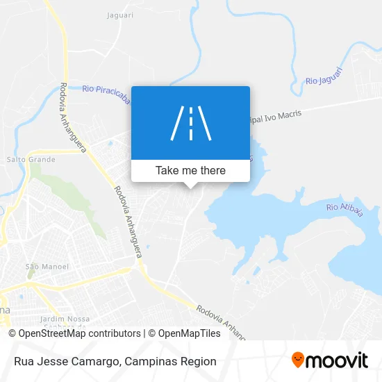 Rua Jesse Camargo map
