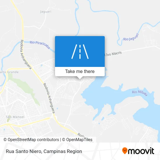 Rua Santo Niero map