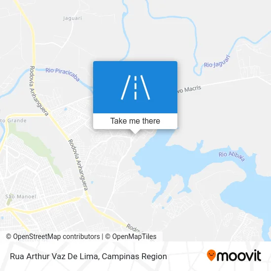 Rua Arthur Vaz De Lima map