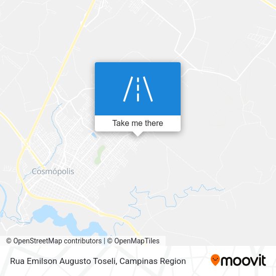 Rua Emilson Augusto Toseli map