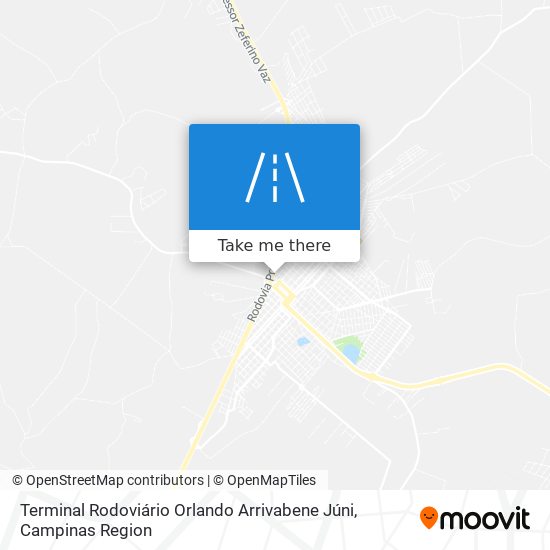 Terminal Rodoviário Orlando Arrivabene Júni map