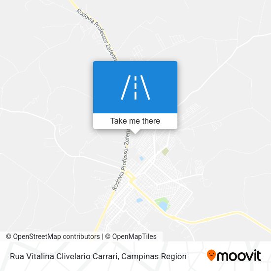 Rua Vitalina Clivelario Carrari map