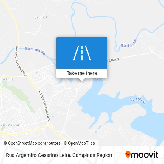 Rua Argemiro Cesarino Leite map