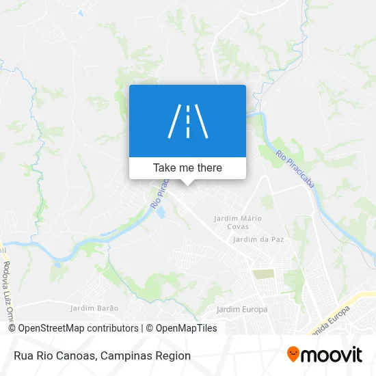 Rua Rio Canoas map